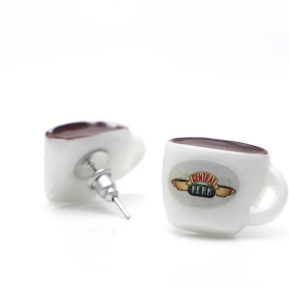 NWT Central Perk Coffee Cup Earrings. - Picture 3 of 3